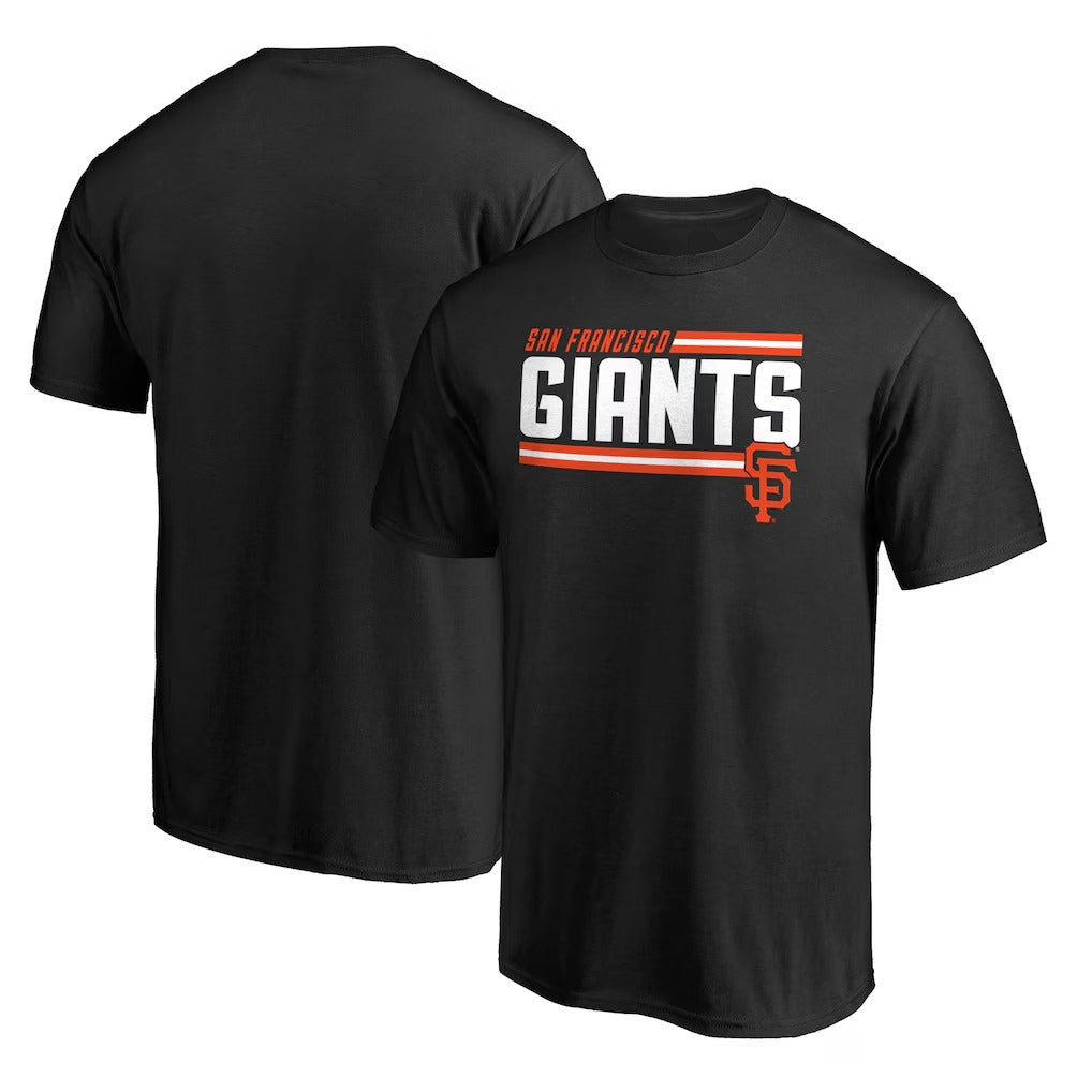 San Francisco Giants Onside Stripe T-Shirt - Black