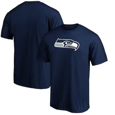Seattle Seahawks Fanatics Primary Logo T-Shirt - College Navy
