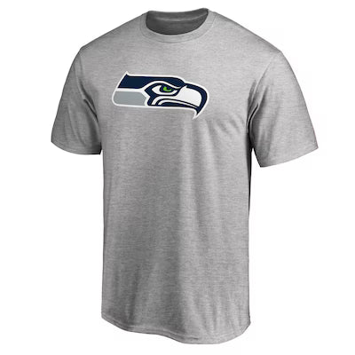 Seattle Seahawks Primary Logo T-Shirt - Heathered Gray