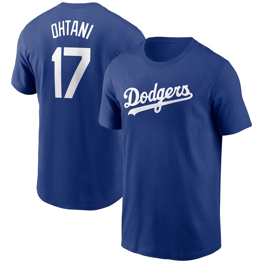Shohei Ohtani Los Angeles Dodgers Fuse Name & Number T-Shirt – Royal