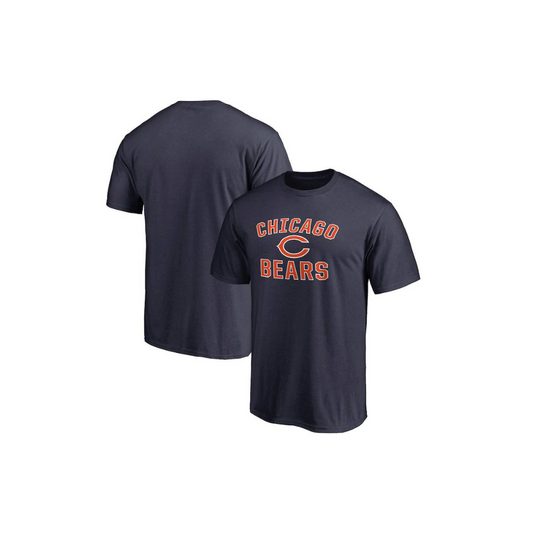 T-SHIRT NFL BEARS NEXT LEVEL CITY NAME LOGO - NAVY BLUE