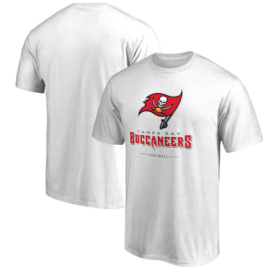 Tampa Bay Buccaneers Team Lockup T-Shirt - White