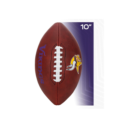 Franklin Sports Rubber JUNIOR Footballs NFL VIKINGS