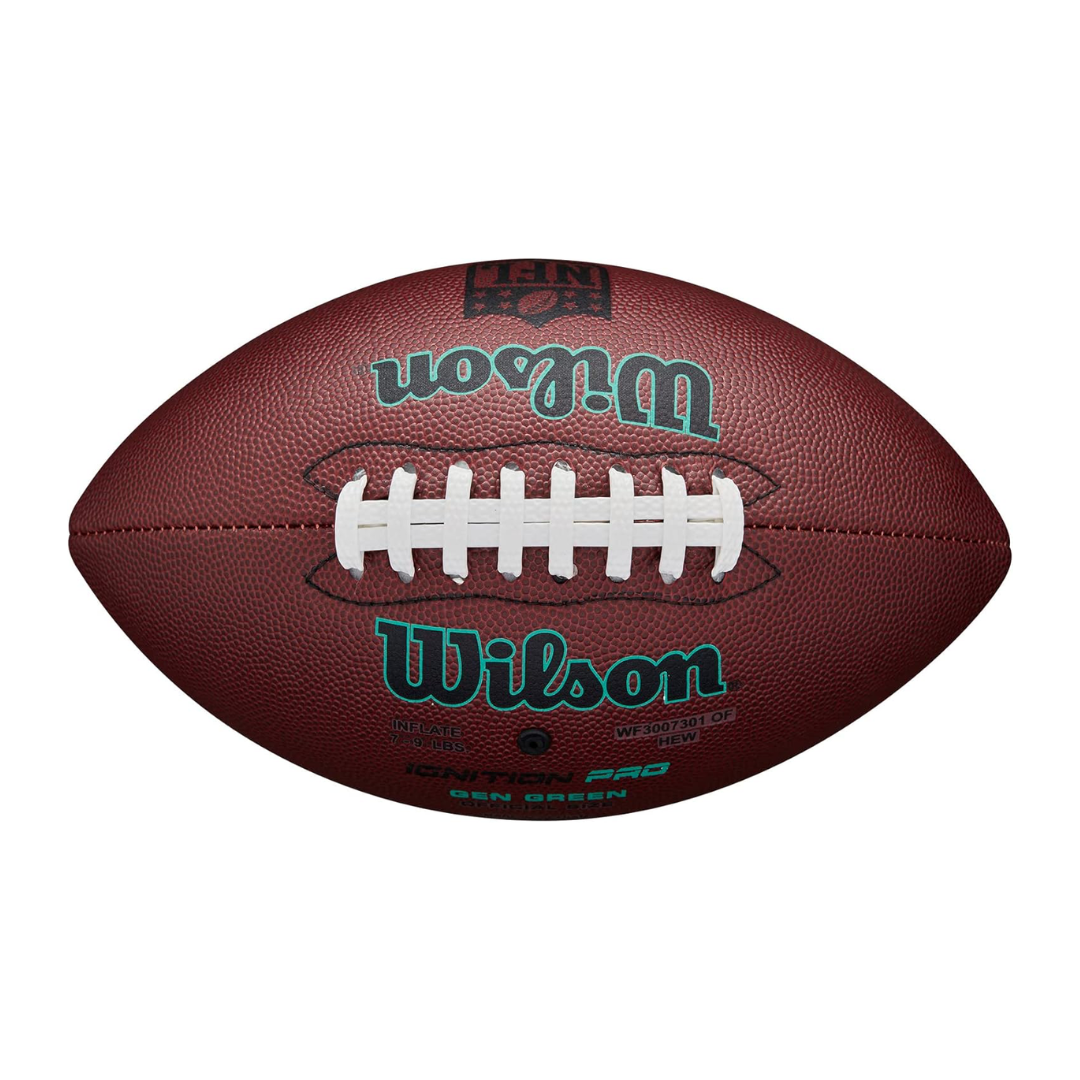 WILSON NFL OVOIDE IGNITION GEN FOOTBALL CAFE/VERDE YOUTH