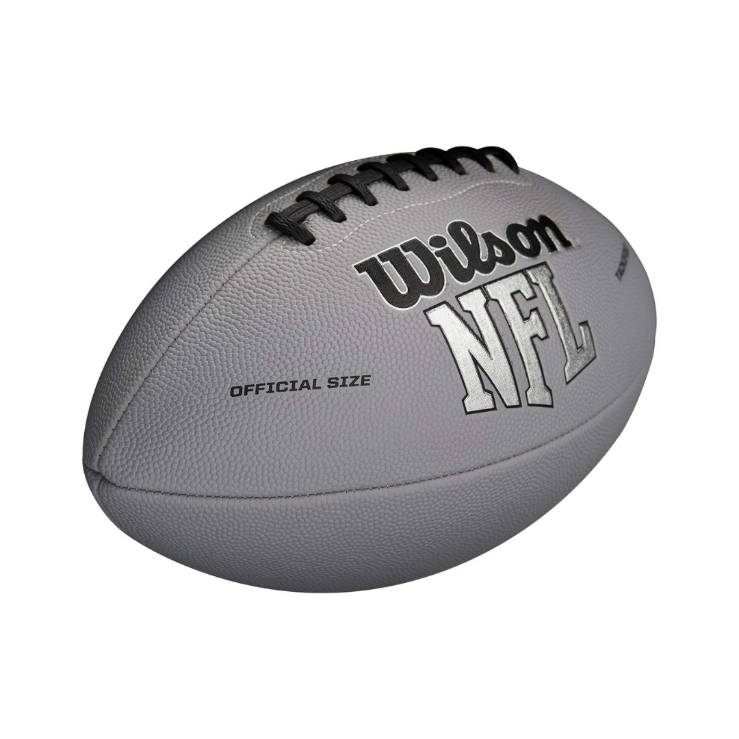 WILSON NFL MVP FOOTBALL GRAY OFFICIAL SIZE