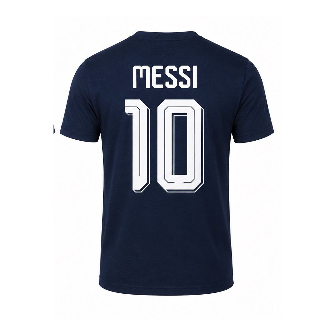 Argentina Lionel Messi # 10 World Cup 2026 T-Shirt - Navy