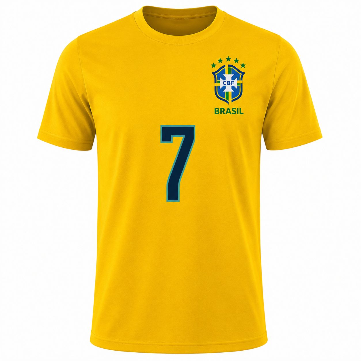 Brasil Vini Jr. World Cup 2026 T-Shirt - Yellow