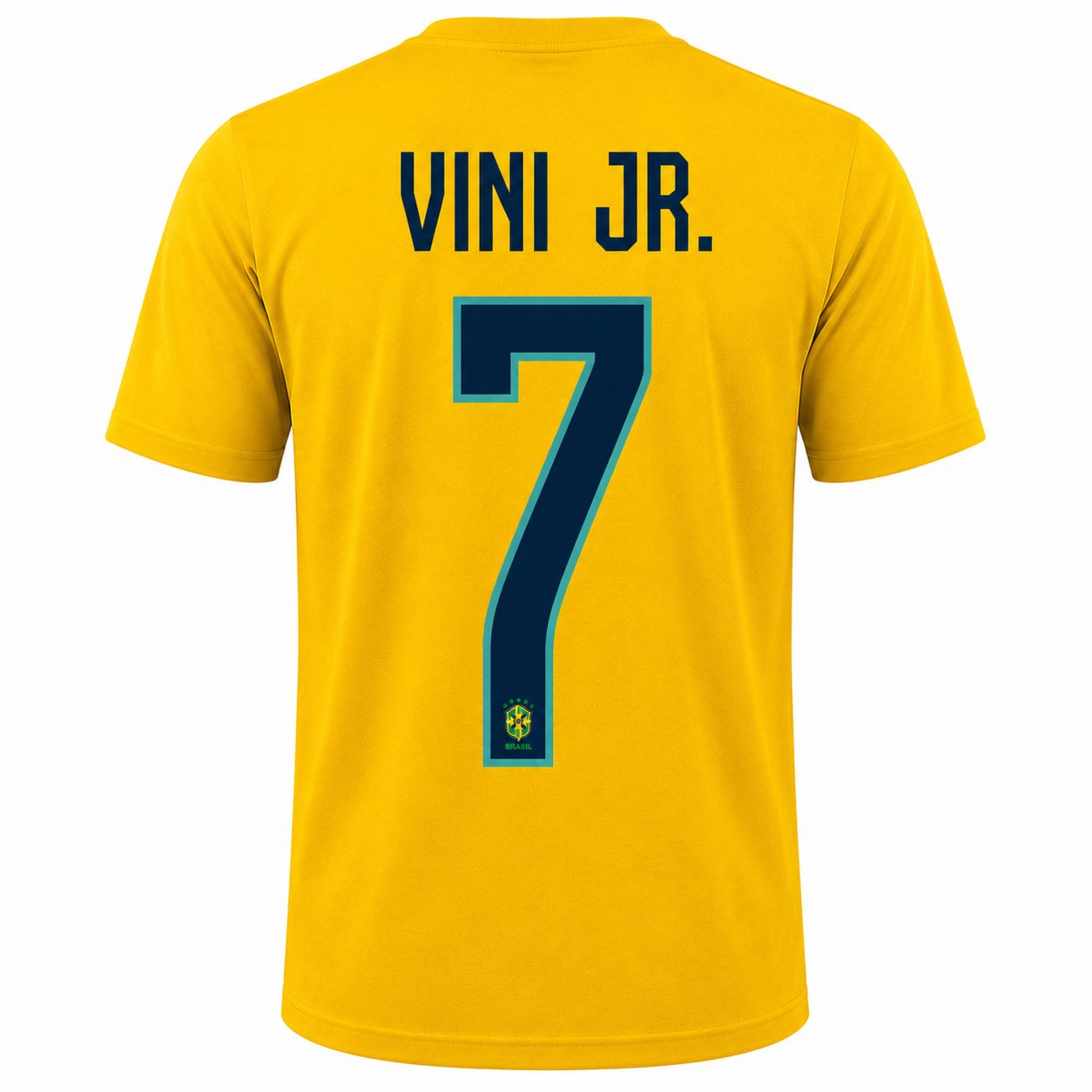Brasil Vini Jr. World Cup 2026 T-Shirt - Yellow