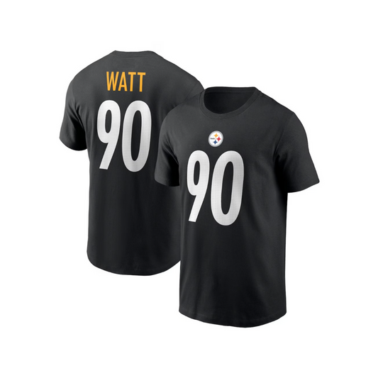 T.J. Watt Pittsburgh Steelers Player Name & Number T-Shirt - Black