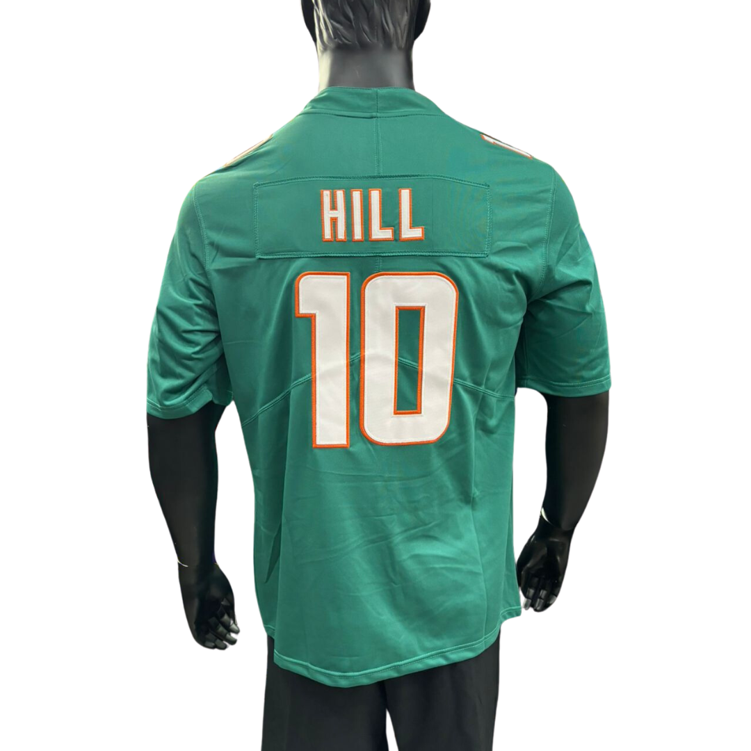 NIKE ELITE JERSEY NFL DOLPHINS HILL # 10 TEAM COLOR