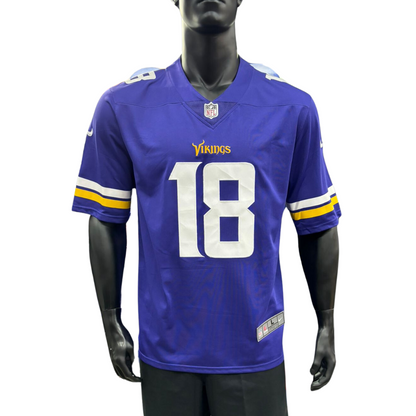 NIKE ELITE JERSEY NFL VIKINGS JEFFERSON #18 TEAM COLOR