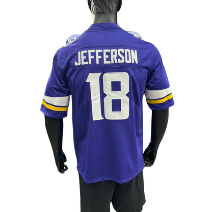 NIKE ELITE JERSEY NFL VIKINGS JEFFERSON #18 TEAM COLOR