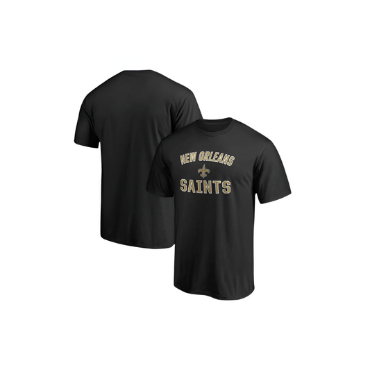 T-SHIRT NFL SAINTS NEXT LEVEL CITY NAME LOGO - BLACK