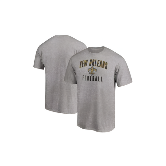 T-SHIRT NFL SAINTS NEXT LEVEL CITY LOGO - GREY