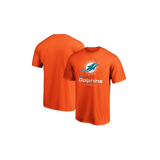 T-SHIRT NFL DOLPHINS NEXT LEVEL CITY NAME LOGO - ORANGE