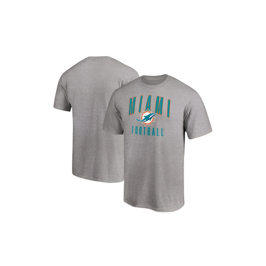 T-SHIRT NFL DOLPHINS NEXT LEVEL CITY LOGO - GREY