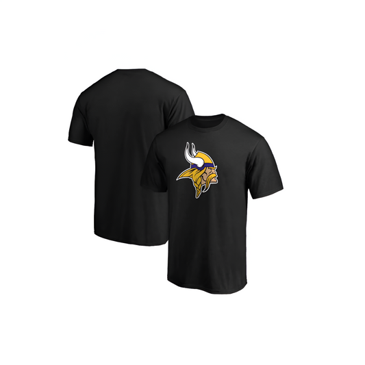 T-SHIRT NFL VIKINGS NEXT LEVEL CITY NAME LOGO - BLACK