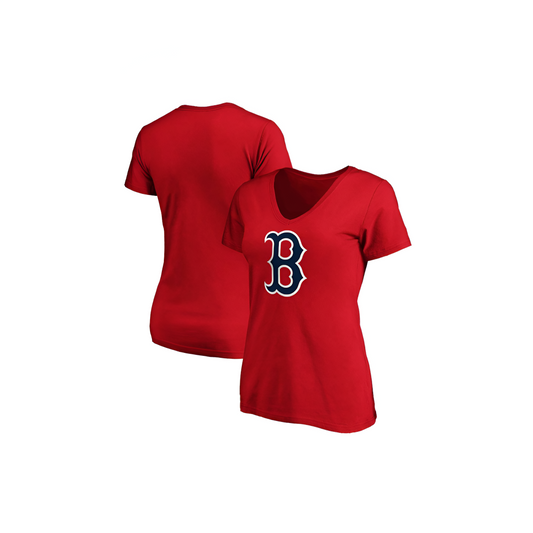 T-SHIRT RED SOX NEXT LEVEL WOMEN BIG LOGO - RED